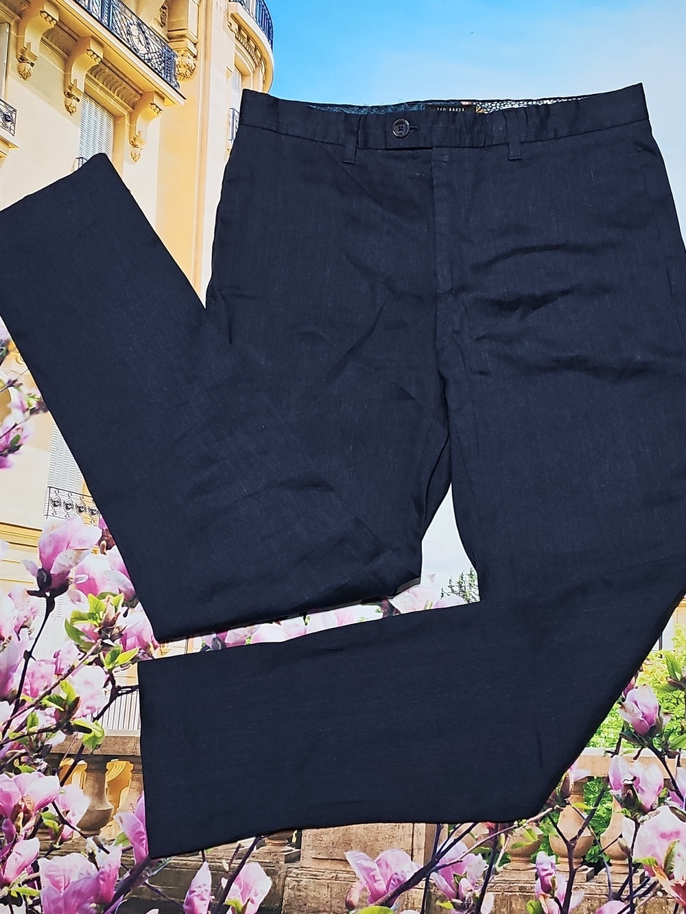 Ted Baker‎ London Linen Blend Dress Pants Size 32x31